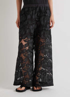 MEIMEIJ Lace Wide Leg Pull On Pant