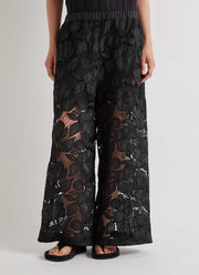 MEIMEIJ Lace Wide Leg Pull On Pant