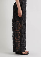 MEIMEIJ Lace Wide Leg Pull On Pant