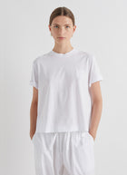 MEIMEIJ Short Sleeve Boxy Cropped T-Shirt