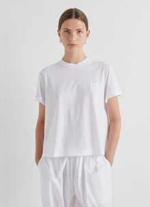 MEIMEIJ Short Sleeve Boxy Cropped T-Shirt