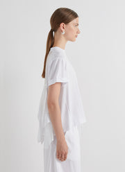 MEIMEIJ Short Sleeve Boxy Cropped T-Shirt