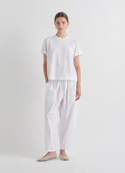 MEIMEIJ Short Sleeve Boxy Cropped T-Shirt