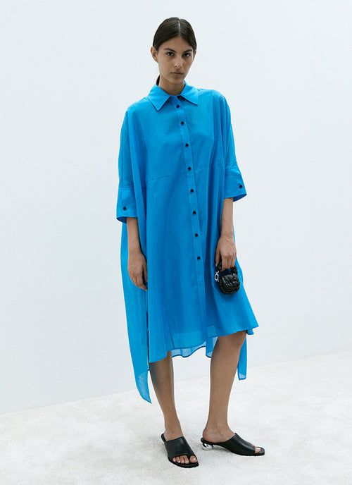 MEIMEIJ Button Up Short Sleeve Dress