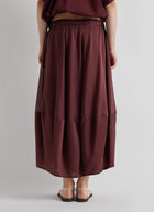 MEIMEIJ Draped Pull On Maxi Skirt