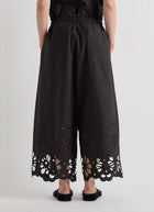 MEIMEIJ Eyelet Cropped Pull On Pant