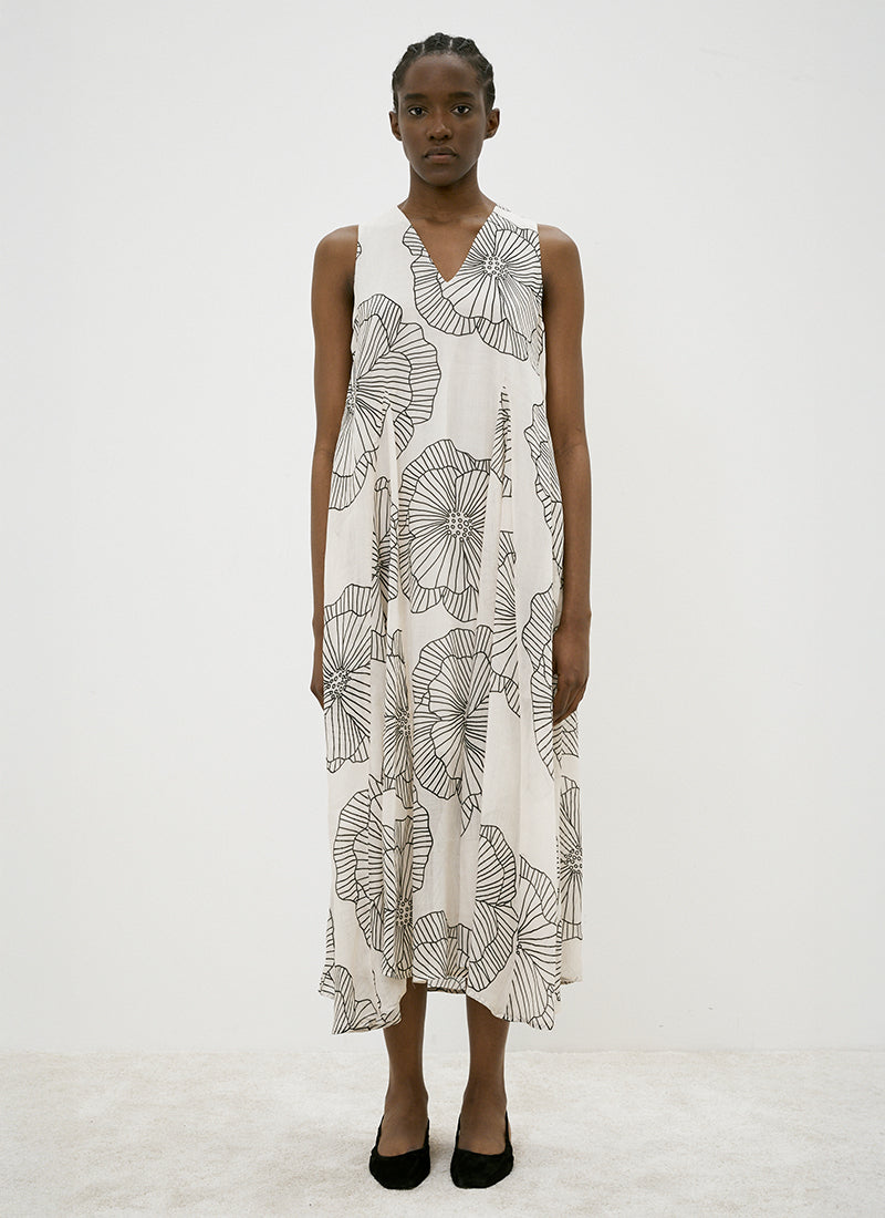 MEIMEIJ Floral Line Print Dress