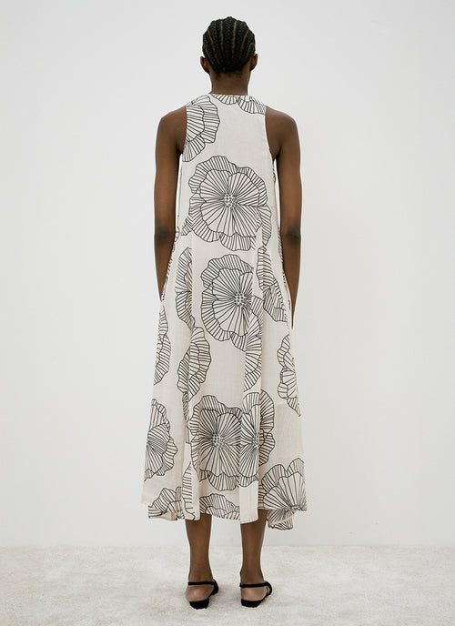 MEIMEIJ Floral Line Print Dress