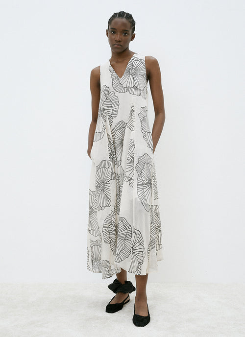 MEIMEIJ Floral Line Print Dress