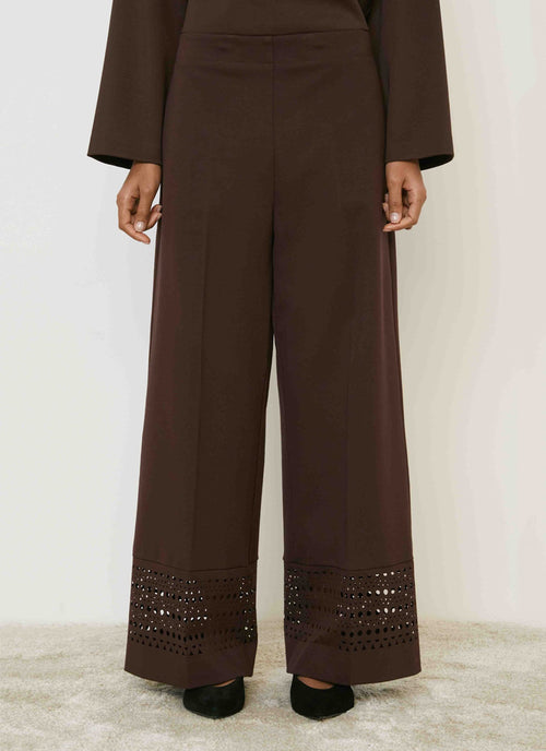 MEIMEIJ Laser Cut Hem Pant