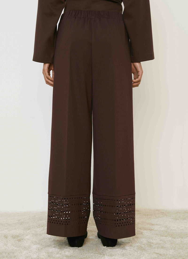 MEIMEIJ Laser Cut Hem Pant