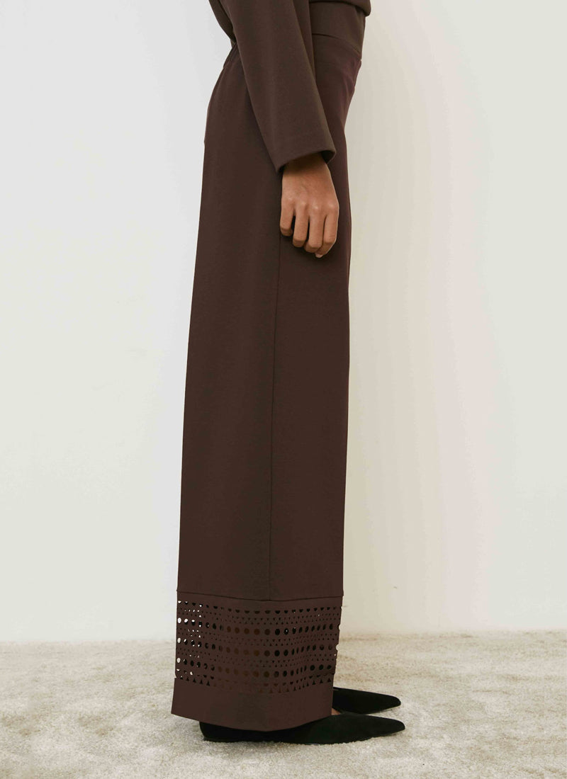 MEIMEIJ Laser Cut Hem Pant
