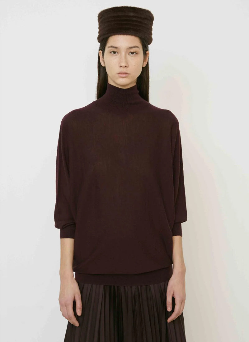  Turtleneck Mid Sleeve Sweater by MEIMEIJ at Andrews 