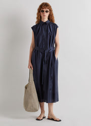 MEIMEIJ Sleeveless Belted Midi Dress