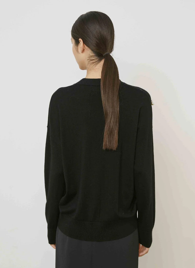  Pearl Embroidery Cardigan by MEIMEIJ at Andrews 