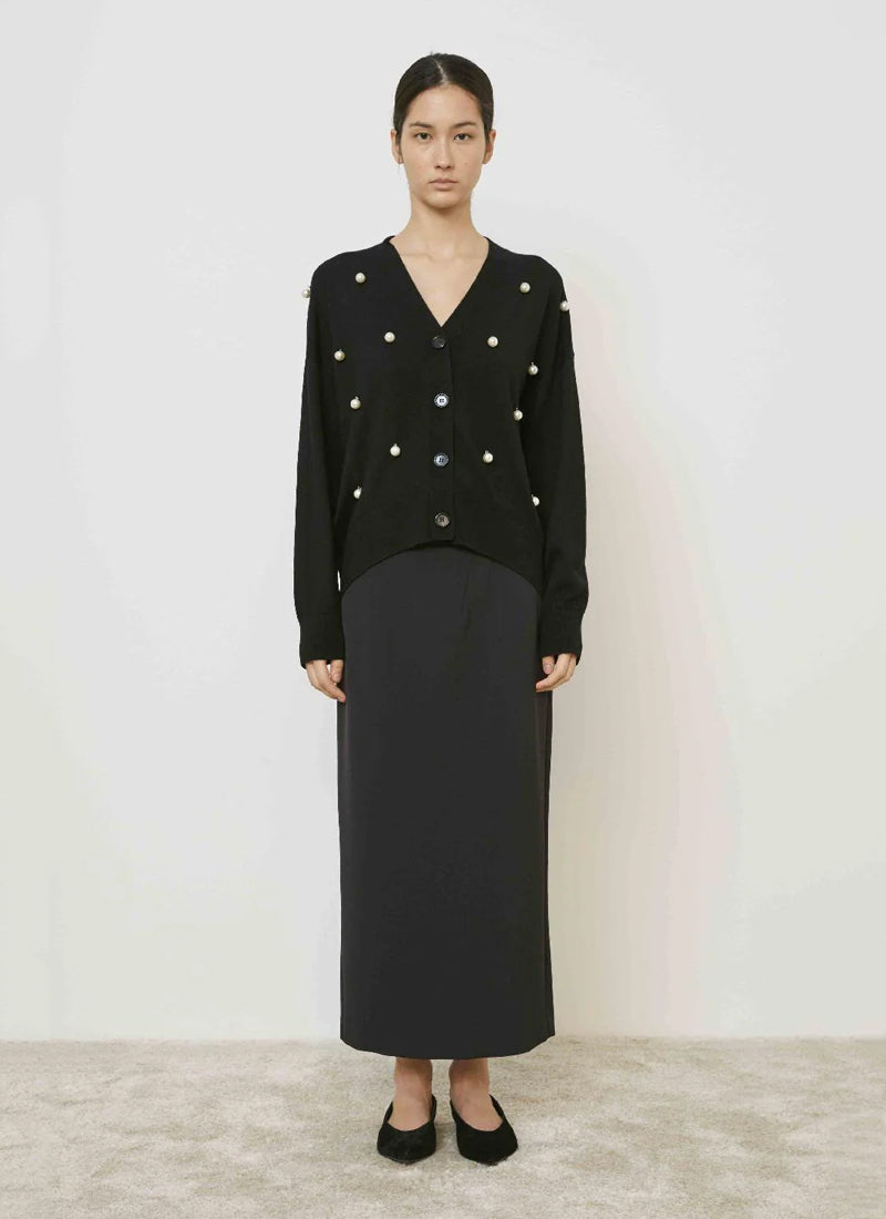  Pearl Embroidery Cardigan by MEIMEIJ at Andrews 