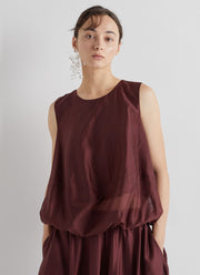 MEIMEIJ Sleeveless Bubble Top