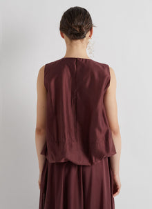 MEIMEIJ Sleeveless Bubble Top