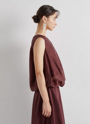 MEIMEIJ Sleeveless Bubble Top