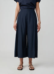 MEIMEIJ Pocket Detail Wide Leg Cropped Pants