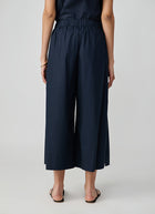 MEIMEIJ Pocket Detail Wide Leg Cropped Pants