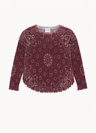 KUJTEN Mela Bandana Bico Cashmere Sweater