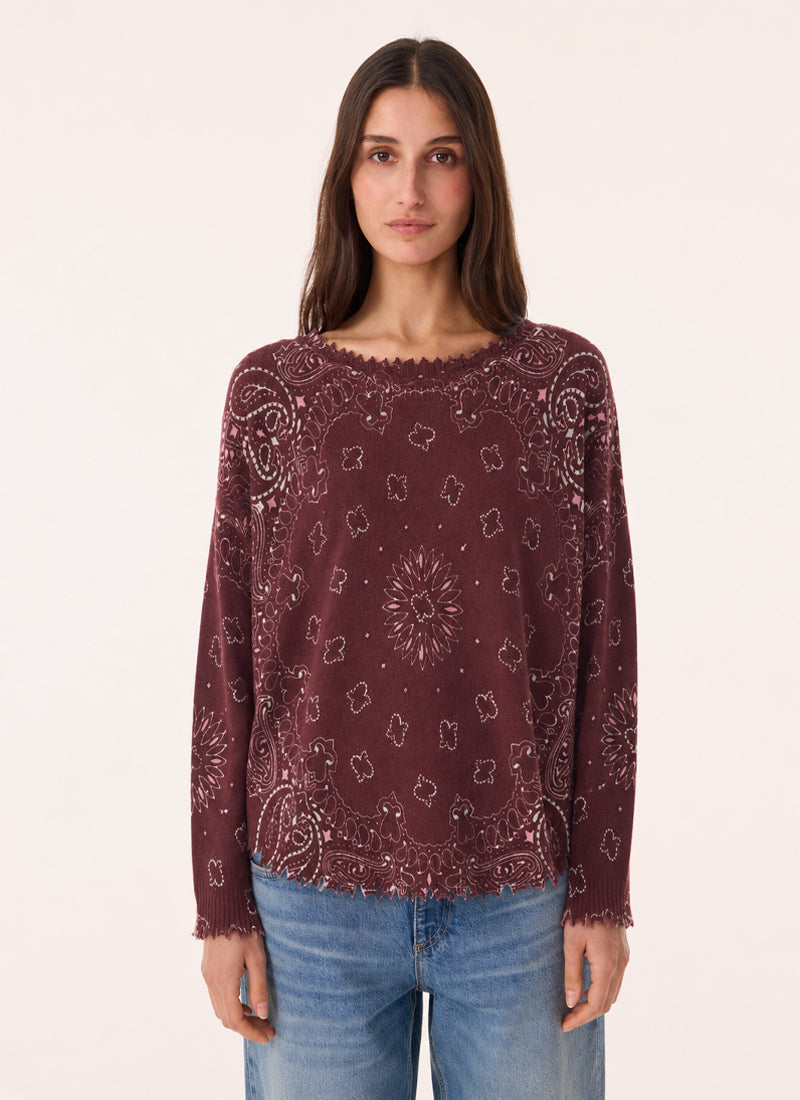Mela Bandana Bico Cashmere Sweater