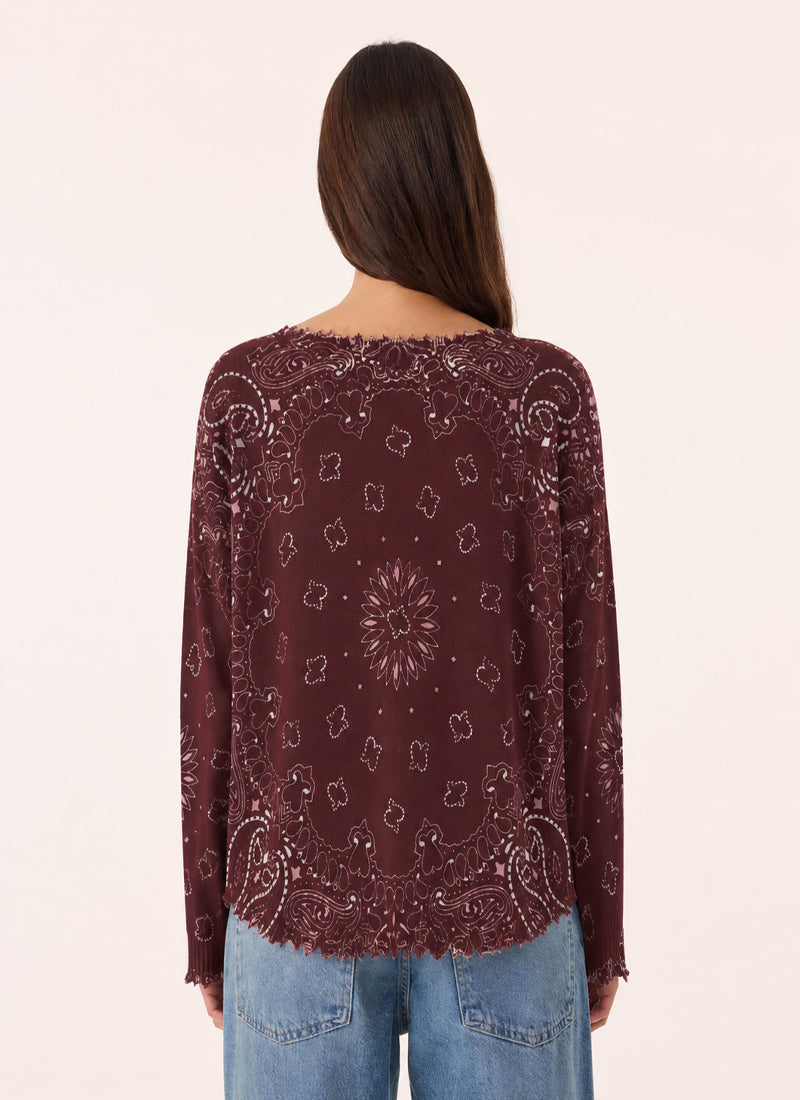 KUJTEN Mela Bandana Bico Cashmere Sweater