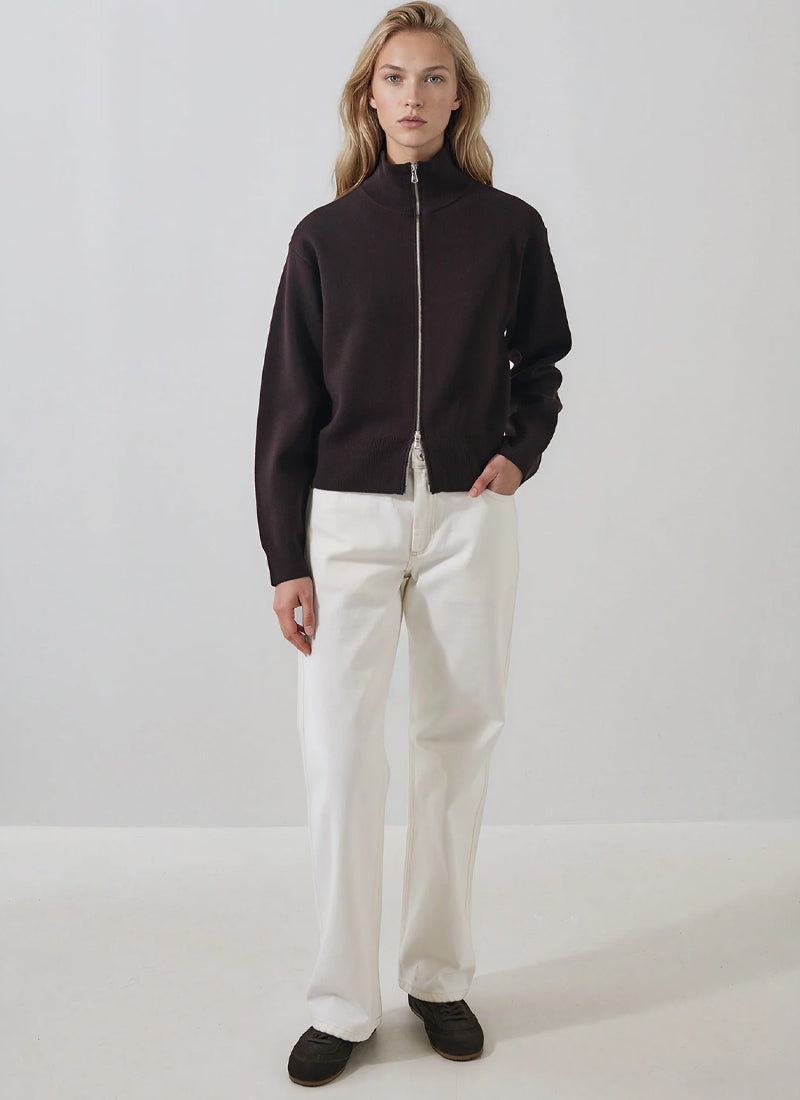 Milano Stitch Full Zip Knit