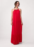 Halter Neck Maxi Dress