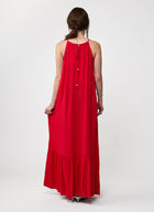 Halter Neck Maxi Dress