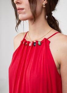 Halter Neck Maxi Dress