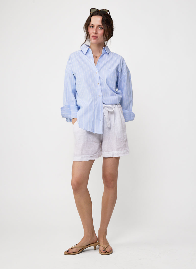  Striped Button Up Shirt by MILO'S at Andrews 