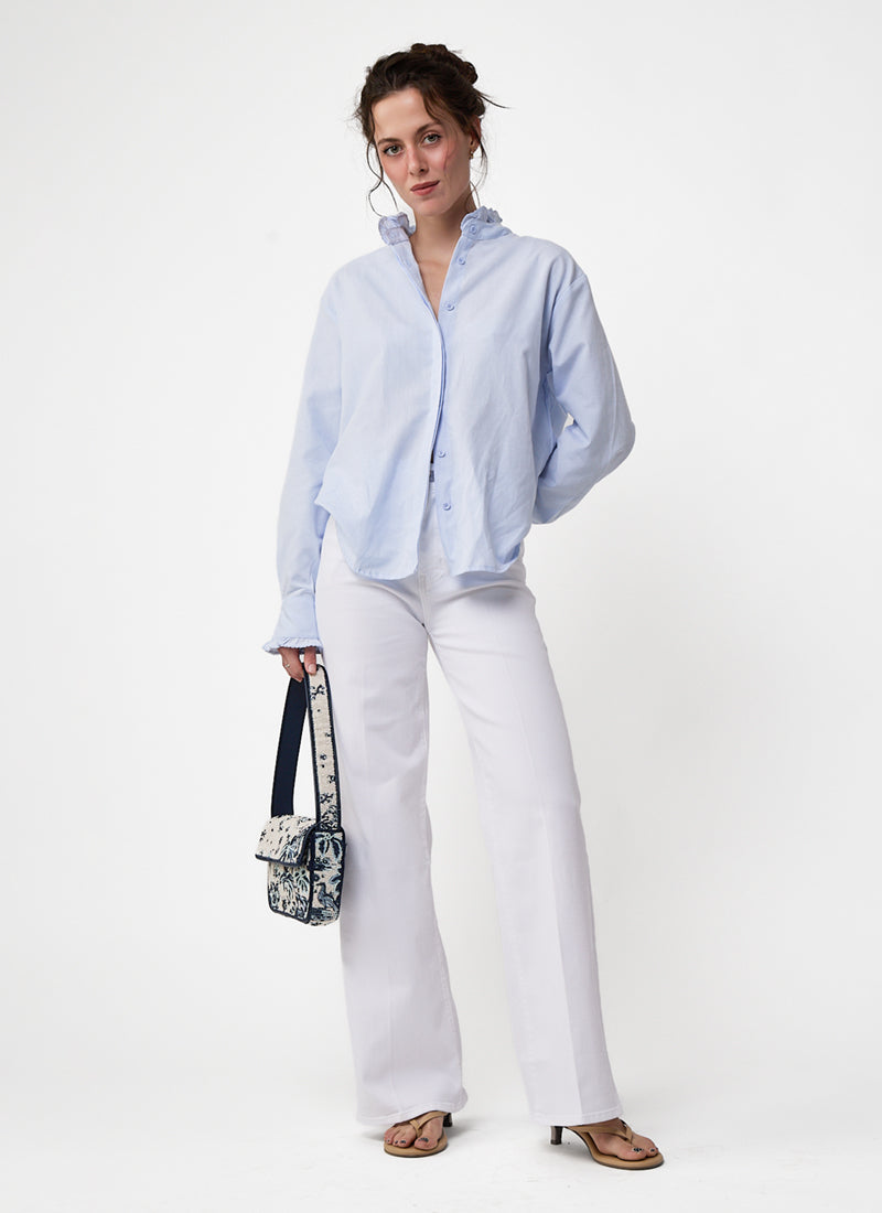  Ruffle Collar Shirt by MILO'S at Andrews 
