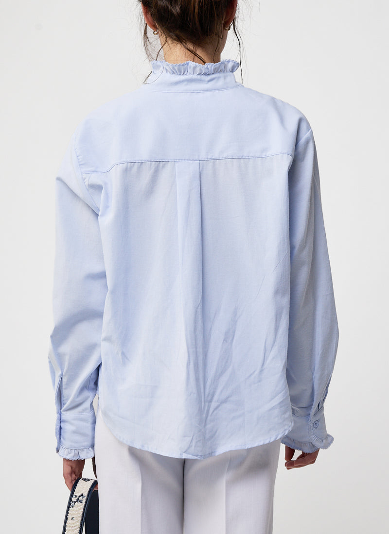  Ruffle Collar Shirt by MILO'S at Andrews 
