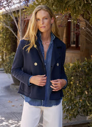 Mini Belfast Crop Peacoat