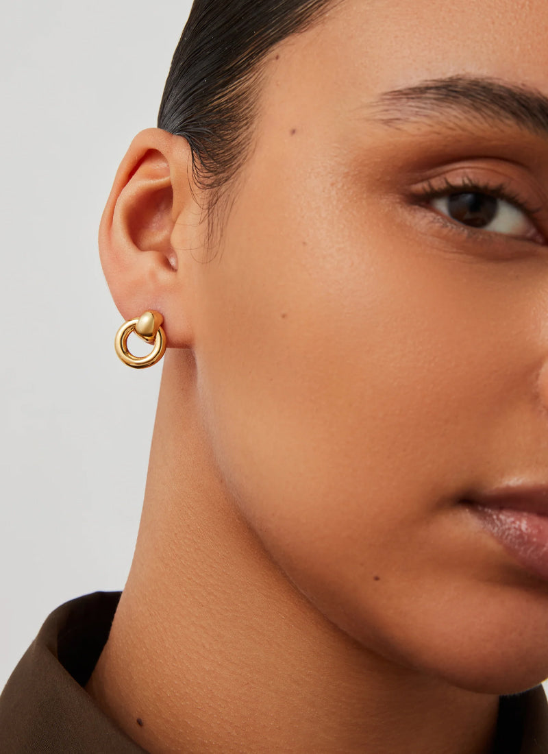 Mini Puffy Faye Knocker Earrings