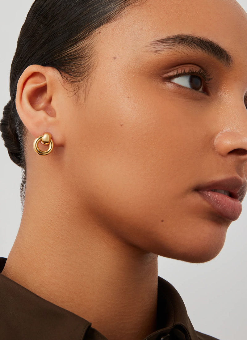 Mini Puffy Faye Knocker Earrings