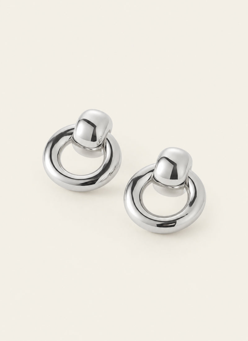 Mini Puffy Faye Knocker Earrings