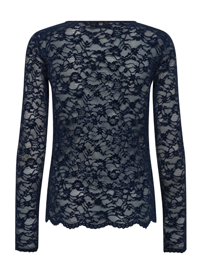 Miriel Velvet Lace Top