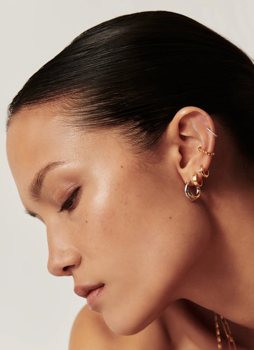 Lucy Williams Entwine Small Hoop Earrings by MISSOMA at Andrews 