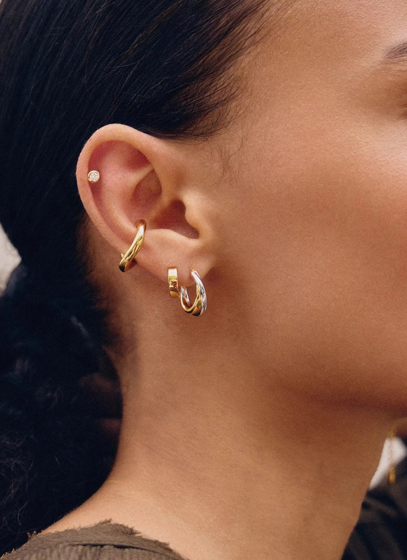 Lucy Williams Entwine Small Hoop Earrings by MISSOMA at Andrews 