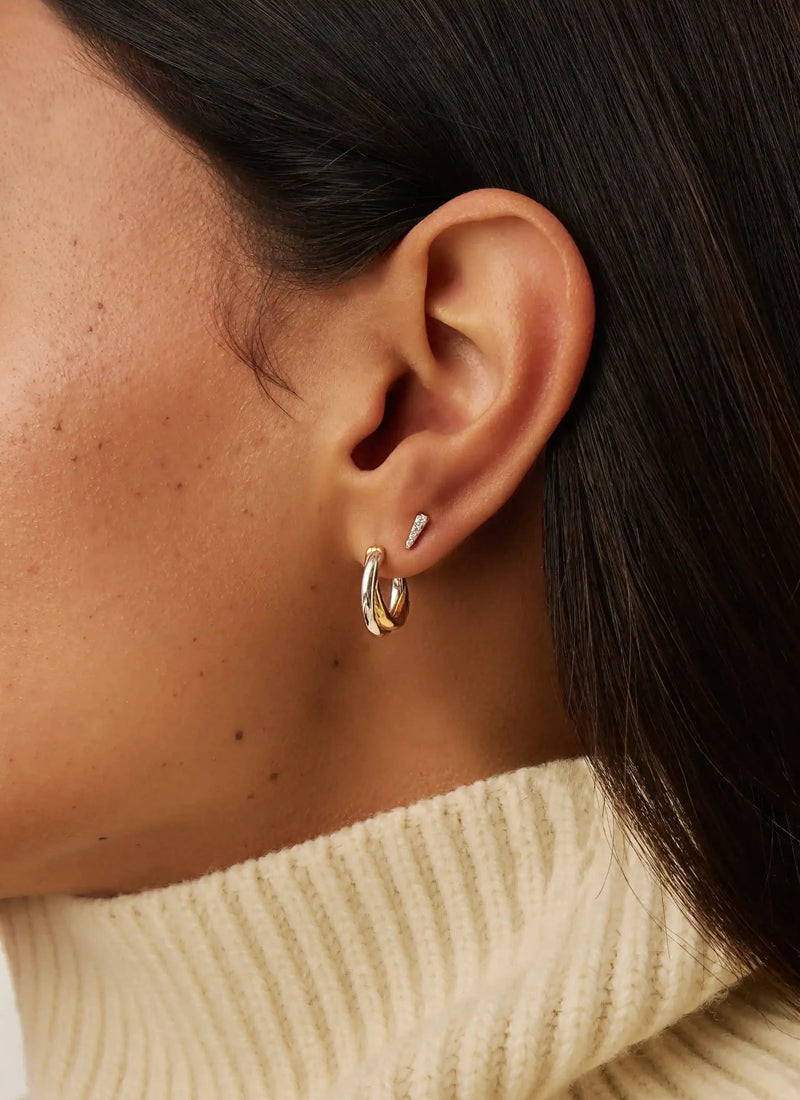 Lucy Williams Entwine Small Hoop Earrings by MISSOMA at Andrews 