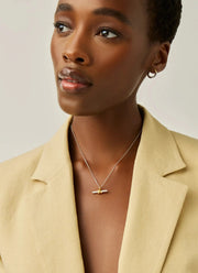 Missoma Lucy Williams T-bar Knot Pendant Necklace