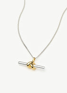 Missoma Lucy Williams T-bar Knot Pendant Necklace