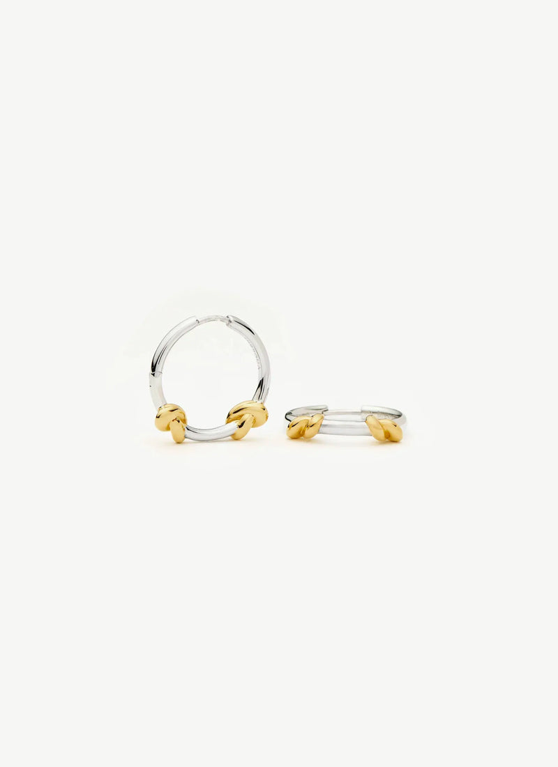  Lucy Williams Knot Small Hoop Earrings by MISSOMA at Andrews 