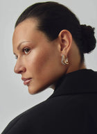 Molten Snow Double Medium Hoop Earrings by MISSOMA at Andrews
