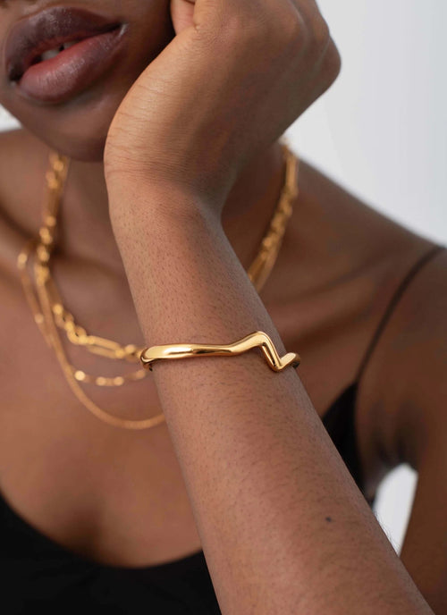 The Molten Wave Cuff Bracelet by MISSOMA at Andrews