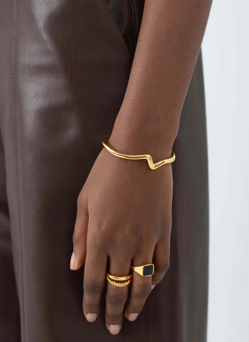 The Molten Wave Cuff Bracelet by MISSOMA at Andrews