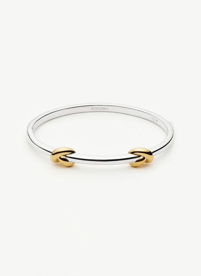 Missoma Lucy Williams Knot Hinged Bangle